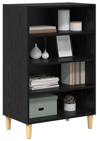 vidaXL Πλαϊνό γραφείο Μαύρη δρυς 57 x 35 x 89.5 εκ. Επεξεργασμένο ξύλο