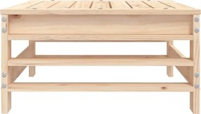 vidaXL Υποπόδιο Κήπου από Μασίφ Ξύλο Πεύκου