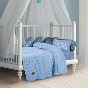 Κουβέρτα Βρεφική 8834 Fleece Light Blue Greenwich Polo Club Cradle 110x150cm Polyester,Chinlon
