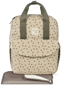 Τσάντα Αλλαξιέρα (37x13x28) Walking Mum Poppy Olive Hearts