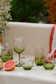 Glass Set (4 Pieces) Jardin 470 Green