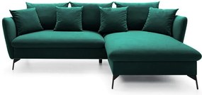Γωνιακός καναπές Vitalia-Prasino-Δεξιά