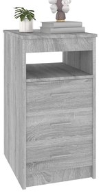 vidaXL Συρταριέρα Γκρι Sonoma 40 x 50 x 76 εκ. από Επεξεργασμένο Ξύλο