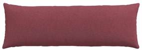 vidaXL Μαξιλάρι Καναπέ 2 pcs Κόκκινο 120 x 40 cm ύφασμα