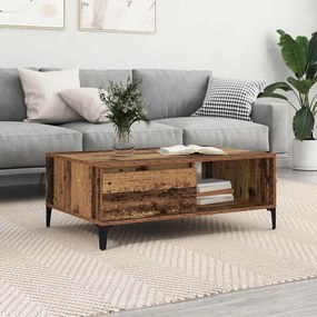 vidaXL Τραπεζάκι σαλονιού Παλαιό ξύλο 90 x 60 x 35 cm