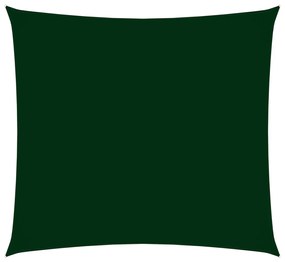 Πανί Σκίασης Τετράγωνο Σκούρο Πράσινο 4 x 4 μ από Ύφασμα Oxford