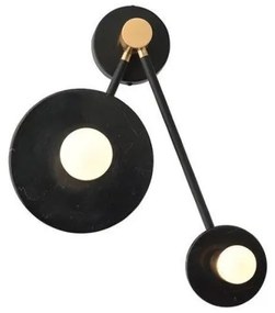 Απλίκα Φωτιστικό Τοίχου με μαύρο μάρμαρο CLOCK OD742W74BM ACA-OD742W74BM-Μαύρο OD742W74BM