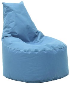 Πουφ πολυθρόνα Norm PRO pakoworld υφασμάτινο αδιάβροχο γαλάζιο