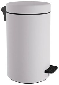 Κάδος Απορριμμάτων 12lt 12-090-033 Matte White Pam&Co Stainless Steel
