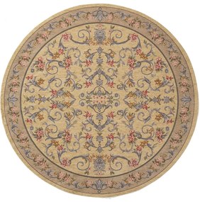 Χαλί Canvas Aubuson 225 T Beige Royal Carpet 150X150cm Round