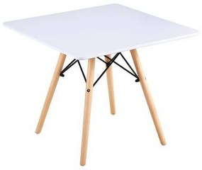 Τραπέζι Art Wood Kid Ε708Κ,1 60x60x49cm White Mdf,Ξύλο
