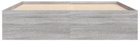 Πλαίσιο Κρεβατιού Γκρι Sonoma 150 x 200 εκ. King Size - Γκρι