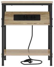 vidaXL Κομοδίνο Sonoma Δρυς 38 x 30 x 48 εκ. Επεξεργασμένο ξύλο