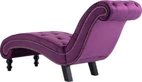 vidaXL Ανάκλιντρο Μοβ Βελούδινο