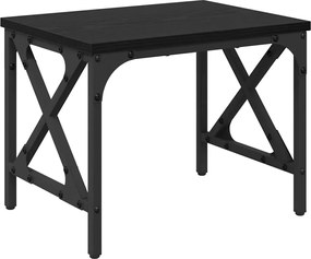 vidaXL Σταντ Εκτυπωτή Μαύρη Οξυά 40 x 30 x 31 εκ Επεξεργασμένο ξύλο