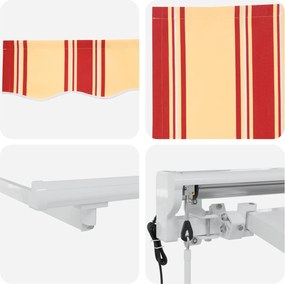 vidaXL Ηλεκτρικό Αναδιπλούμενο Σκίαστρο 5 x 3,5 μ