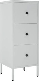 Ραφιέρα μεταλλική Nextdeco με 3 συρτάρια Υ102x43x40εκ.