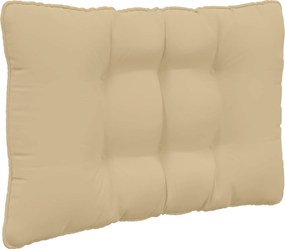 vidaXL Μαξιλάρι Καναπέ Εξωτερικού Χώρου 3 pcs Μπεζ Πολυεστέρας