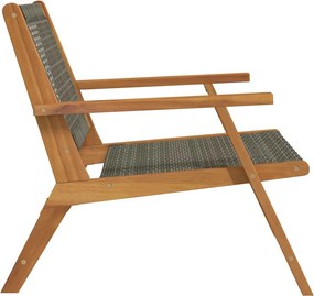 vidaXL Εξωτερικά Έπιπλα 2 pcs Γκρι 67 x 78 x 73 εκ.
