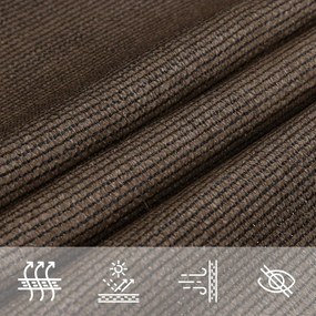 vidaXL Πανί Σκίασης Καφέ 2 x 4,5 μ. από HDPE 160 γρ./μ²