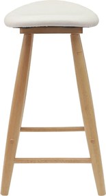 vidaXL Καρέκλες φαγητού 2 pcs Φυσικό 46 x 37 x 63 εκ