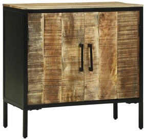 vidaXL Μπουφές 70x35x70 εκ. Συμπαγές Τραχύ Ξύλο Μάνγκο