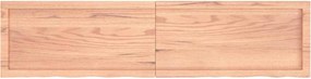 vidaXL Πάγκος Μπάνιου Αν. Καφέ 160x40x(2-4) εκ. Επεξεργ. Μασίφ Ξύλο