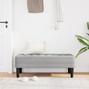 vidaXL Παγκάκι Cloud Γκρι 113x57x39 εκ. Υφάσματος