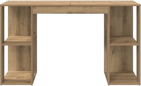 vidaXL Γραφείο Artisan Oak Επεξεργασμένο ξύλο 130 x 50.5 x 75 εκ