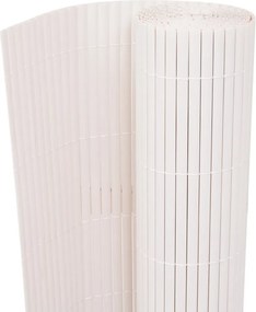 vidaXL Φράχτης Κήπου Λευκό 150 x 500 cm PVC