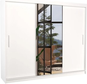 Ντουλάπα Zakaria 250 συρόμενη-Leuko