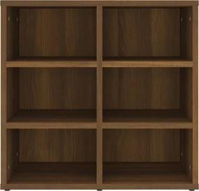 vidaXL Παπουτσοθήκη 2 τεμ. Καφέ Δρυς 52,5 x 30 x 50 εκ.