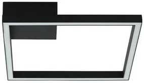 Απλίκα Φωτιστικό Τοίχου 32x32cm LED 15W IP20 3000K Zambelis-2029-Μαύρο 2029