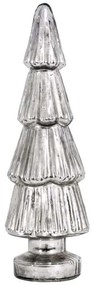 Χριστουγεννιάτικο Δεντράκι 964-225-002 12x12x36cm Silver