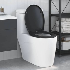 vidaXL Λεκάνη Μαύρο 47 x 37 x 4 εκ Δυροπλάστ