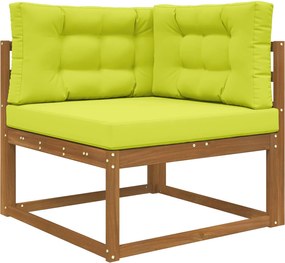 vidaXL Μαξιλάρι Καναπέ Εξωτερικού Χώρου 3 pcs Πράσινο Πολυεστέρας