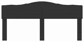 vidaXL Κεφαλάρι Μαύρη Οξυά 200 cm Επεξεργασμένο ξύλο