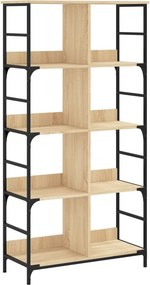 vidaXL Βιβλιοθήκη Sonoma Δρυς 78,5x33x153 εκ. Επεξεργασμένο Ξύλο