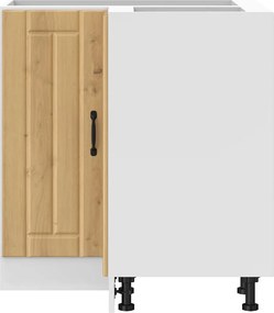 vidaXL Γωνιακό ντουλάπι βάσης κουζίνας "Lucca" Artisan Oak