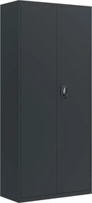 vidaXL Αρχειοθήκη Ανθρακί 90 x 40 x 240 εκ. Ατσάλινη