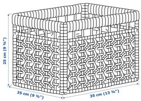 TÄTING καλάθι, 35x25x25 cm 905.168.05