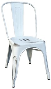 Καρέκλα Relix Antique White Ε5191,12 45Χ51Χ85 cm Metal