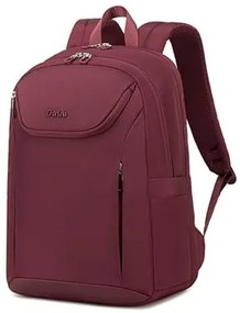 CHANTRIA γυναικεία τσάντα πλάτης CB00638 με θήκη laptop 15.6", 20.2L, κόκκινη