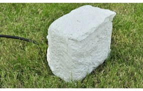 vidaXL Πολύπριζο Κήπου 4 Θέσεων Αδιάβροχο Λευκό από Ρητίνη