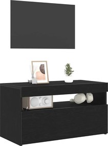 vidaXL Ντουλάπι TV Μαύρη Οξυά 75 x 35 x 40 εκ. Επεξεργασμένο ξύλο