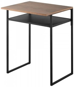 Γραφείο - Κονσόλα Tower YMZK1488 53x45,2x66,8cm Black-Walnut