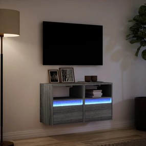 ΈΠΙΠΛΑ ΤΟΙΧΟΥ ΤΗΛ. ΜΕ LED 2 ΤΕΜ. ΓΚΡΙ SONOMA 41X31X45 ΕΚ. 852324