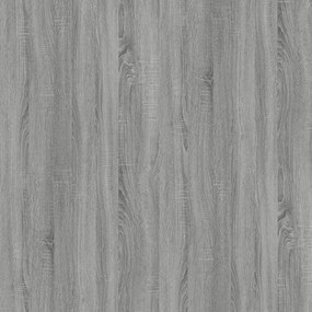 Κομοδίνο Γκρι Sonoma 50x46x50 εκ. από Επεξεργασμένο Ξύλο - Γκρι