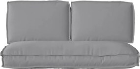 vidaXL Σετ μαξιλαριών 3 pcs Γκρι Ύφασμα Όξφορντ