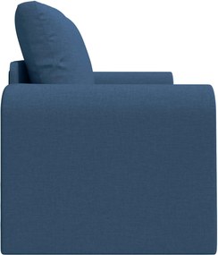 vidaXL Κρεβάτι καναπές 60cm Μπλε ύφασμα